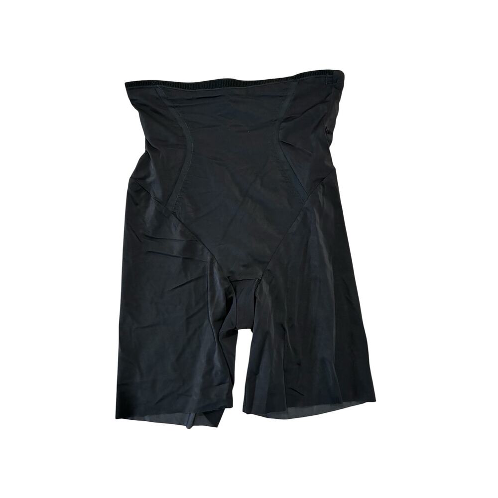 Maidenform High Waist Black Shapewear Firm Thigh Slimmer Shaping Shorts